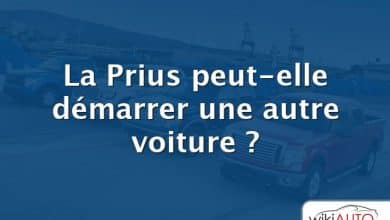 La Prius peut-elle démarrer une autre voiture ?